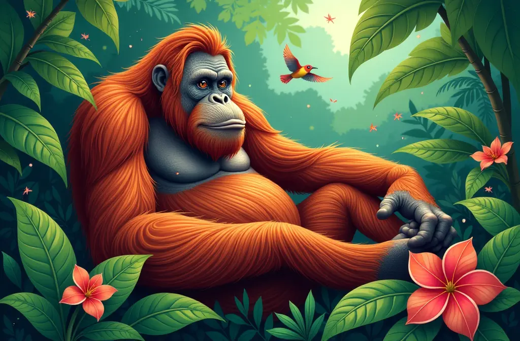 Discover Orangutan Wallpaper: Nature-Inspired Decor for Your Home