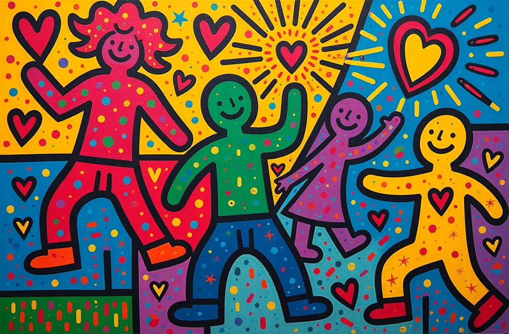 Explore Keith Haring iPhone Wallpaper: Art Meets Technology