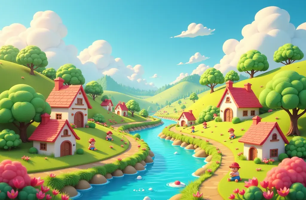 3D Cartoon Wallpaper: Transform Your Space with Stunning Designs