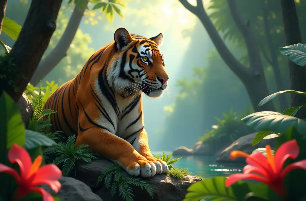 Download Stunning 3D Tiger Live Wallpapers for Your Device