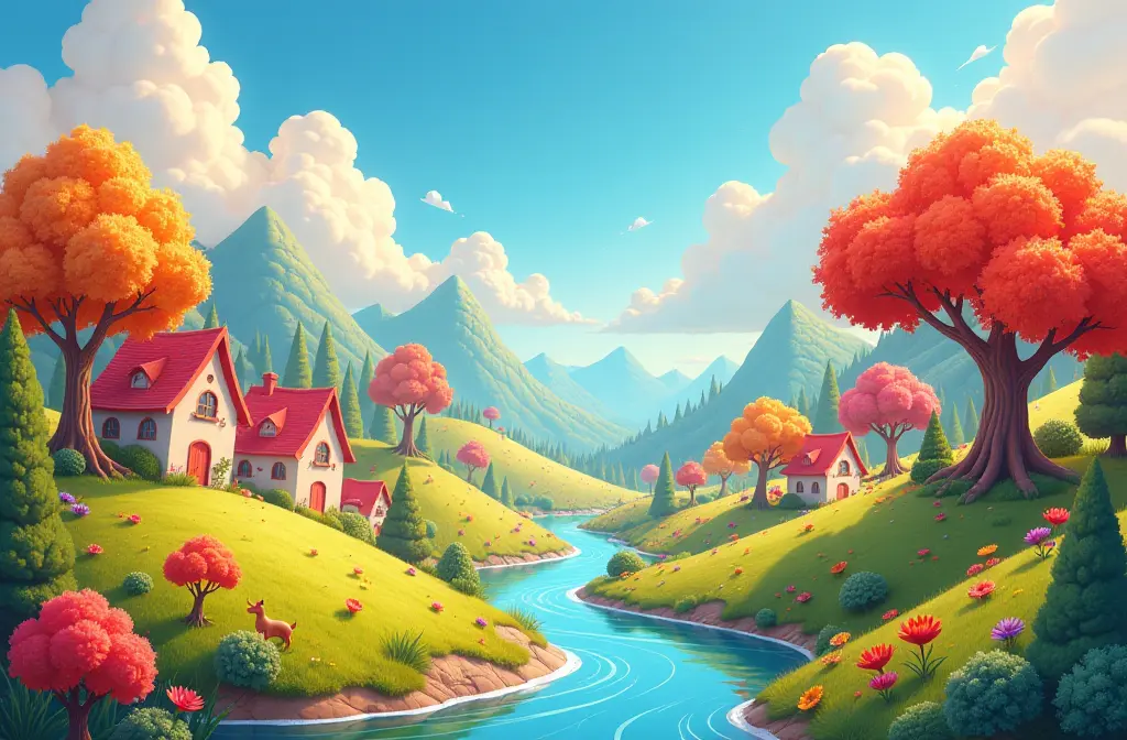 3D Cartoon Backgrounds: Enhance Your Projects with Stunning Visuals